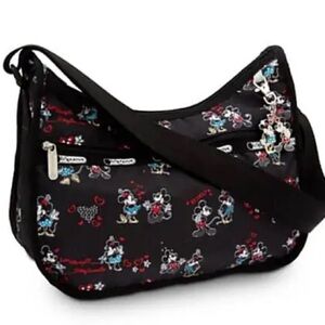 Rare LeSportsac Disney Collaboration Minnie & Mickey Crossbody